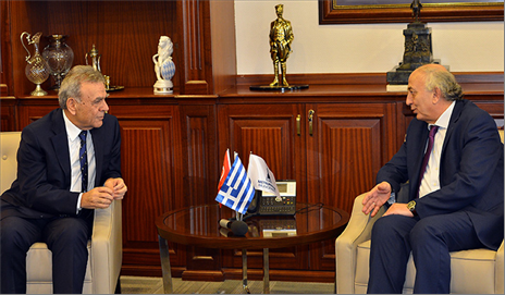 Greece Acting Minister of Foreign Affairs is Our Guest