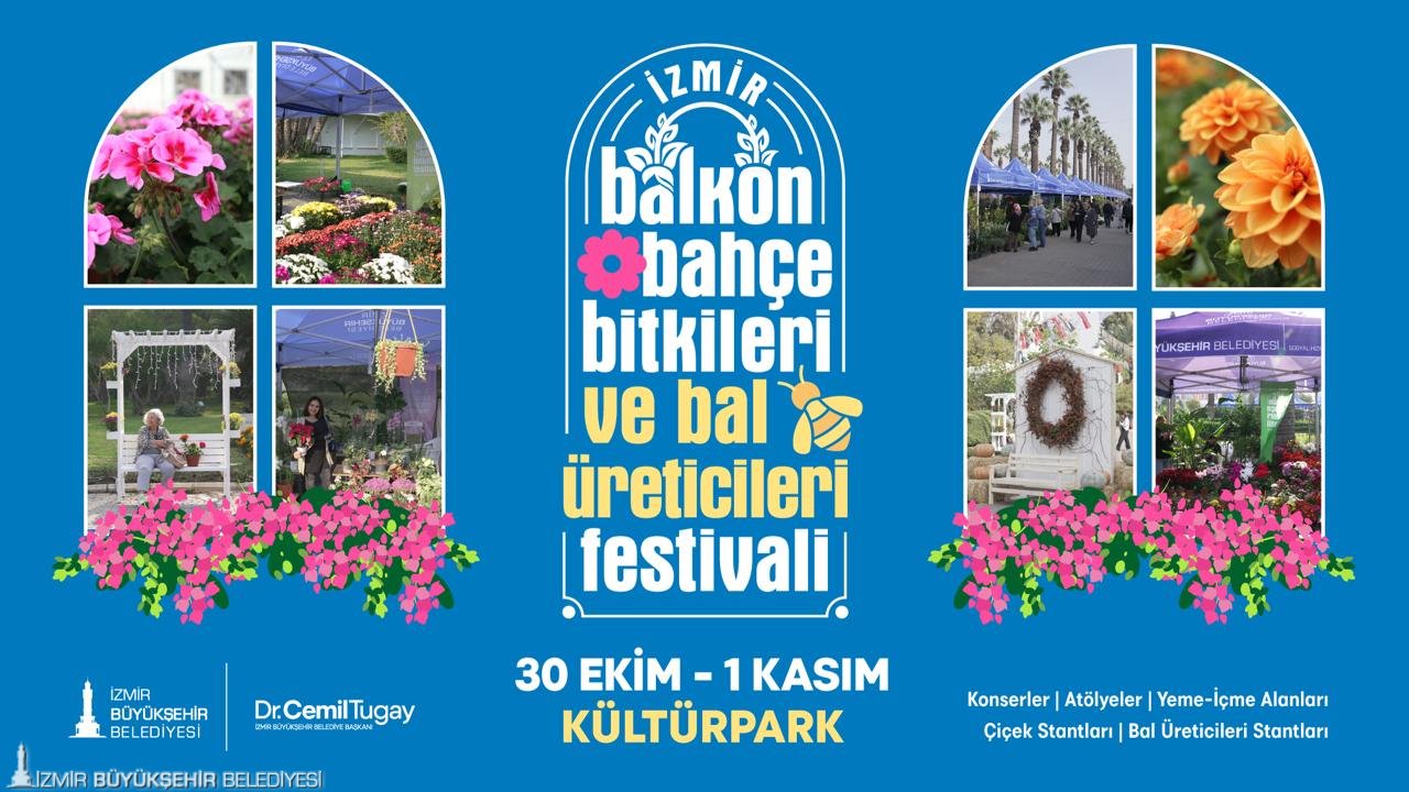 Kültürpark’ta çiçek ve bal festivali başlıyor