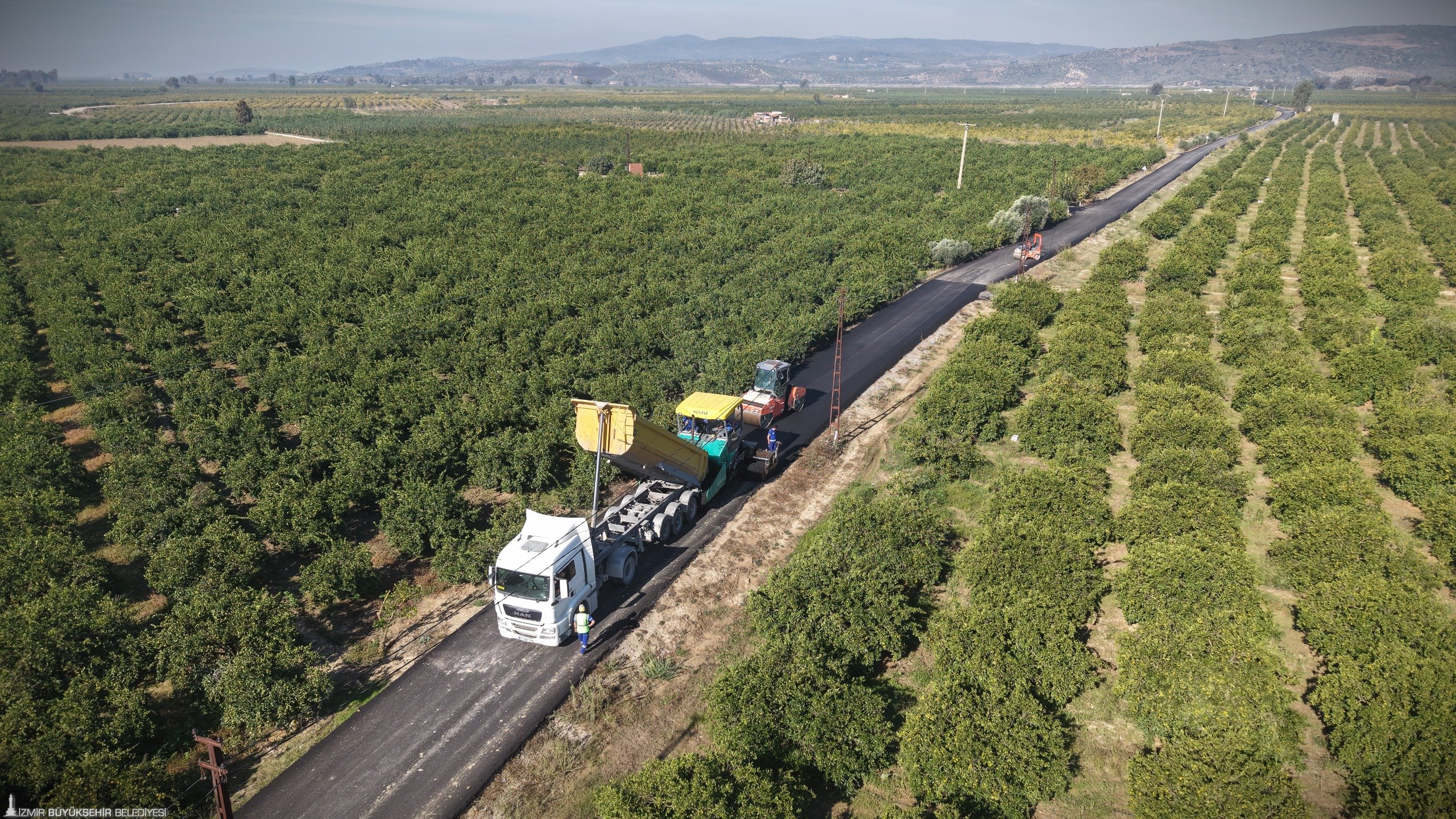 Selçuk’ta 15,5 kilometrelik yol yenileniyor
