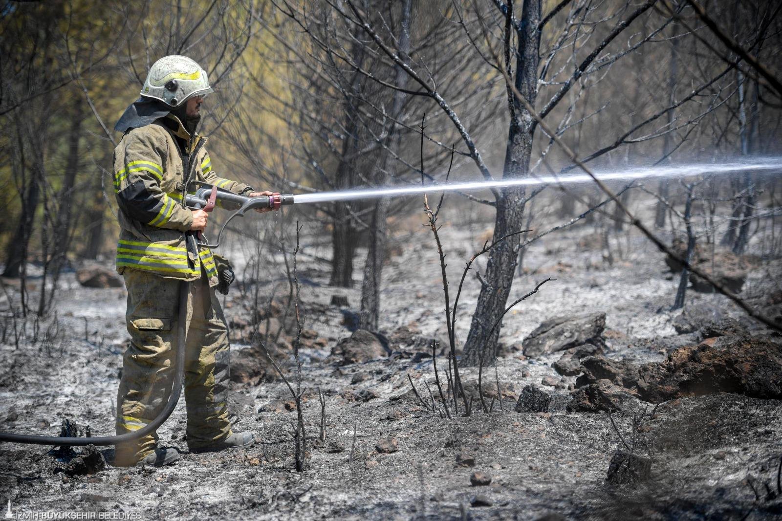 İzmir İtfaiyesi 2024'te 27 Bin 600 Olayla Mücadele Etti