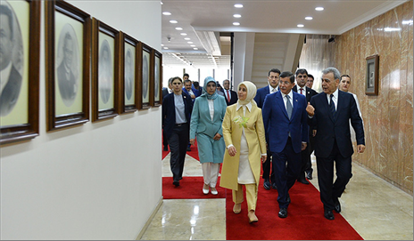 Başbakan Davutoğlu, Başkan Kocaoğlu’nu ziyaret etti