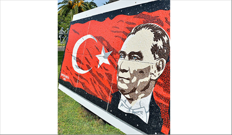 Iraklı sanatçının Atatürk sevgisi
