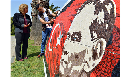 Iraklı sanatçının Atatürk sevgisi