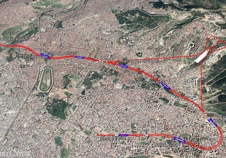  Metro Projeleri; İzmir HRS 5. Aşama Üçyol - Buca Hattı Yapım İşi fotoğrafı