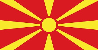 NORTH MACEDONIA bayrağı